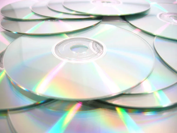 Compact Disc Digitale Disco Ottico Memorizzazione Dei Dati — Foto Stock