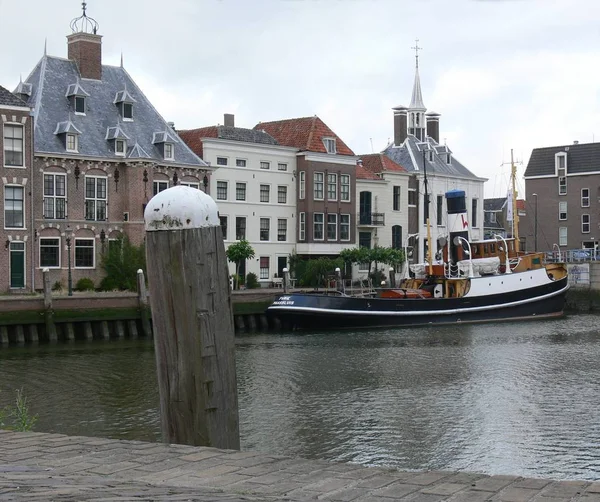 Hafen Von Maassluis Niederlande — Stockfoto