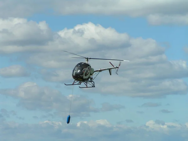 Helicóptero Com Pára Lamas Frontal — Fotografia de Stock