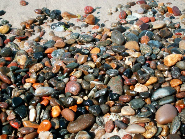 Pedras Seixos Praia Rochas — Fotografia de Stock