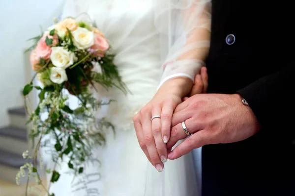 Anéis Casamento Jóias Casamento — Fotografia de Stock