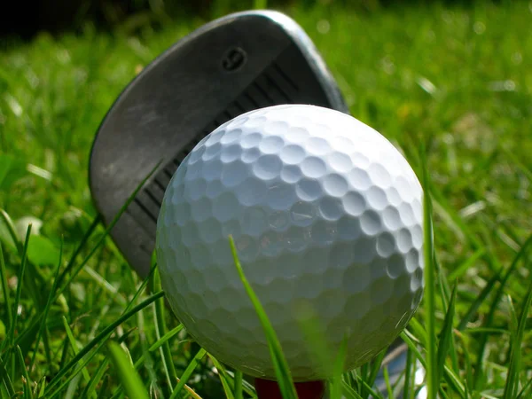 Juego Pelota Golf Concepto Deporte — Foto de Stock