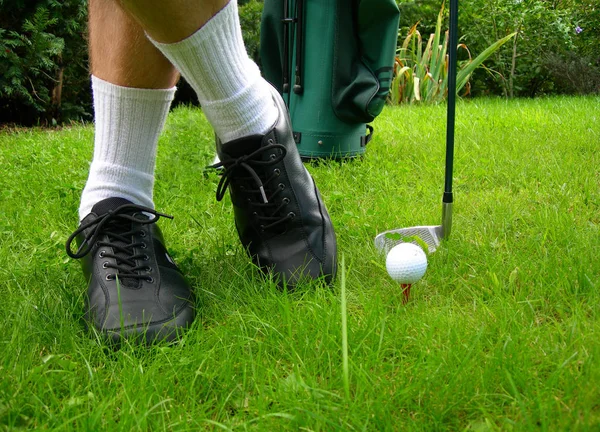 Juego Pelota Golf Concepto Deporte —  Fotos de Stock