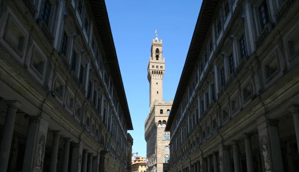 Veduta Del Palazzo Vecchio Firenze — Foto Stock