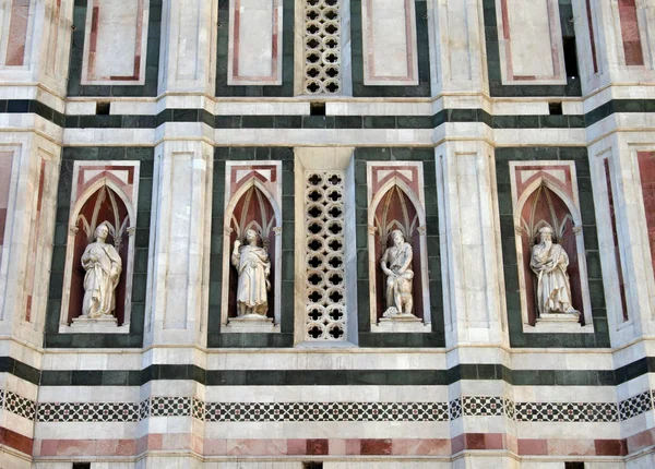 Detail Věže Katedrále Santa Maria Del Fiore Florencii — Stock fotografie