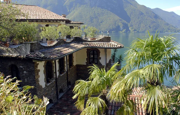 Villa Rêve Près Gandria Sur Lac Lugano — Photo