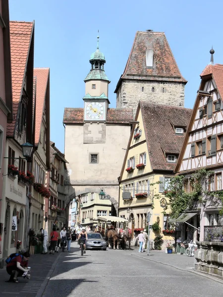 Παλιά Πόλη Rothenburg Der Tauber — Φωτογραφία Αρχείου