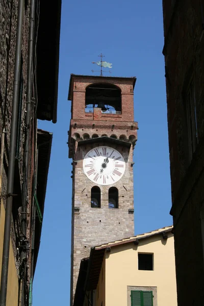 Kostelní Věž Lucca Toskánsko — Stock fotografie