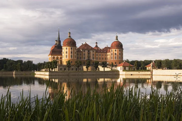 Moritzburg Κάστρο Ταξίδια Και Την Αρχιτεκτονική Έννοια — Φωτογραφία Αρχείου