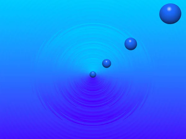 Концептуальное Изображение Абстрактных Капель Воды — стоковое фото