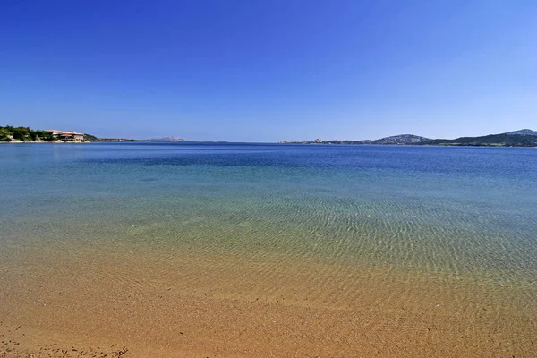 Cannigione Golfo Arzachena Água Limpa — Fotografia de Stock