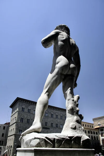 Vakten Före Palazzo Vecchio — Stockfoto