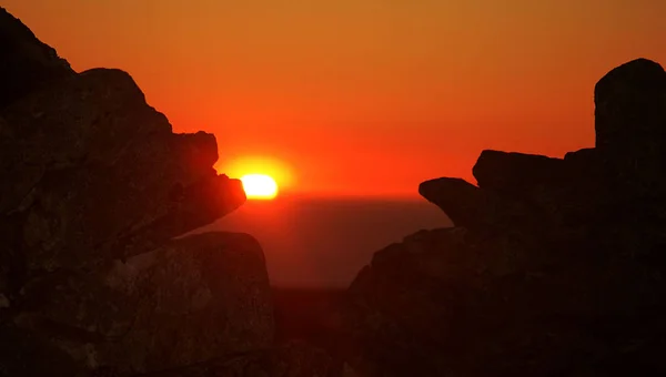 Die Kreidefelsen Von Rgen Werden Ins Meer Geworfen — Stockfoto