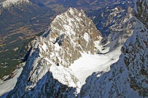 Vista Zugspitze — Fotografia de Stock