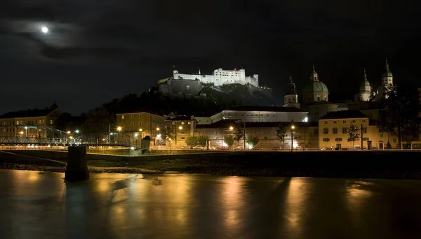 Vista Sobre Hermosa Salzburgo — Foto de Stock