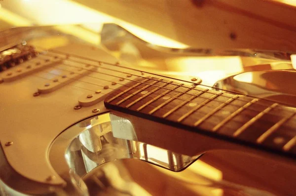 Zbliżenie Gitary — Zdjęcie stockowe