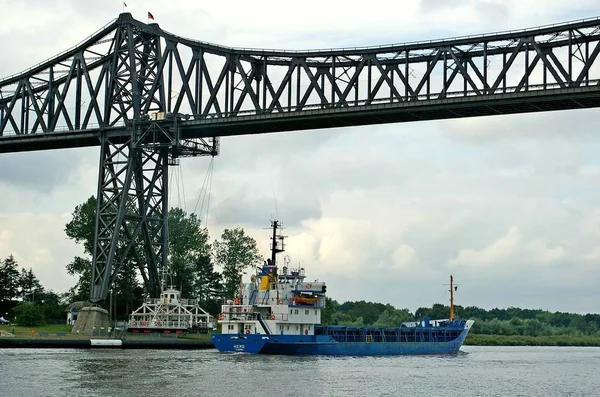 Hög Bro Rendsburg — Stockfoto