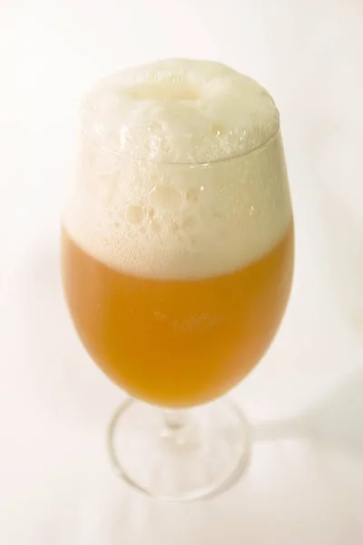 Cerveza Fresca Cerveza Con Espuma — Foto de Stock