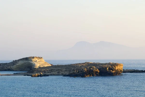 Schöne Aussicht Auf Das Meer Auf Der Griechischen Insel — Stockfoto