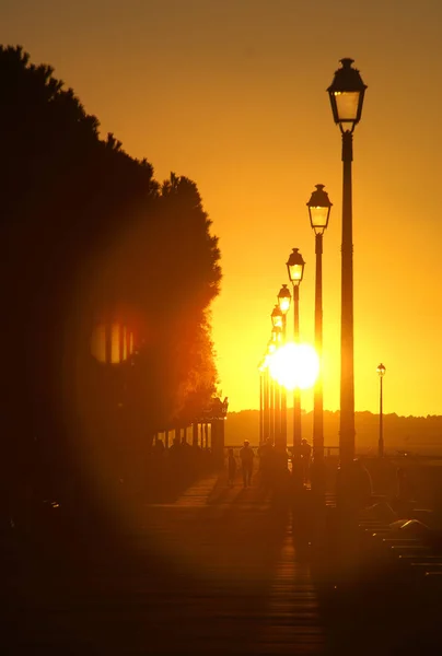 Bela Vista Céu Por Sol — Fotografia de Stock