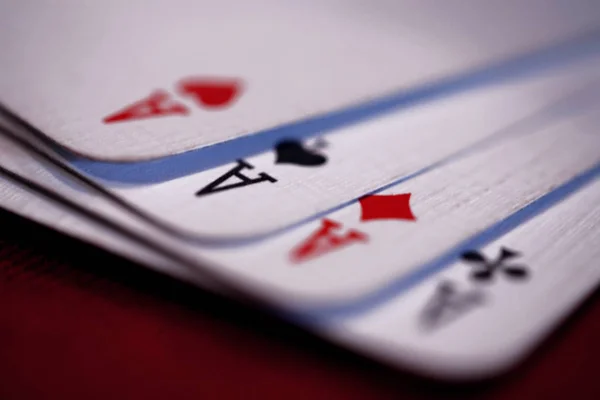 Close Shot Playing Cards — Stock Photo, Image