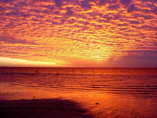 Beautiful Sunset Have Photographed Coral Bay Australia — Stock Photo, Image