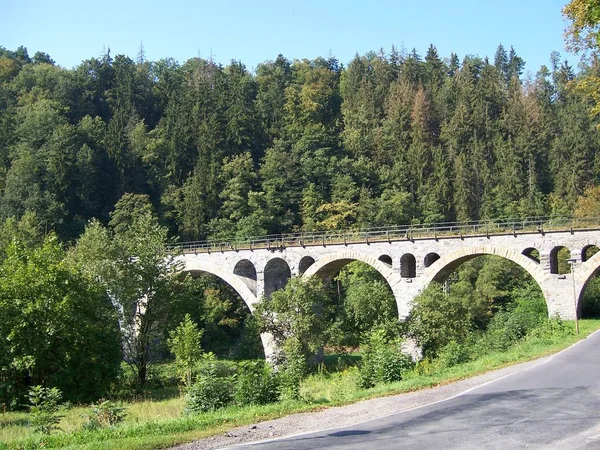 Old Railway Bridge Ziegenruck — 图库照片