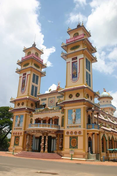 Schilderachtig Uitzicht Prachtige Tempel Architectuur Details — Stockfoto