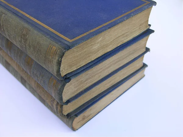 Libri Antichi Lettura Letteratura — Foto Stock