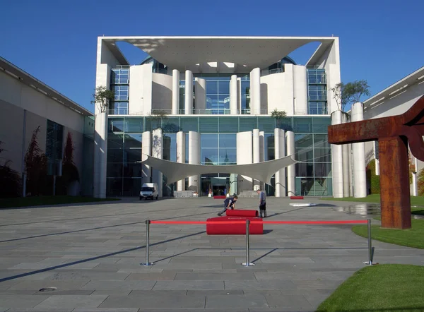 Red Carpet Front Chancellery — Stock Photo, Image