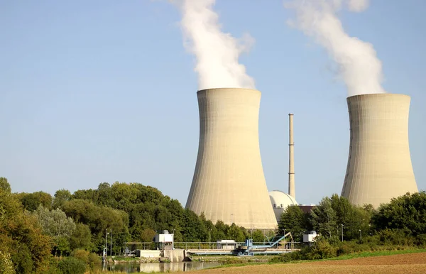 Štěpení Jaderné Elektrárny — Stock fotografie