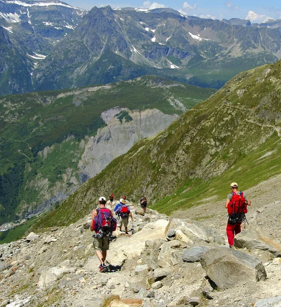 Hike Alps Royalty Free Stock Images