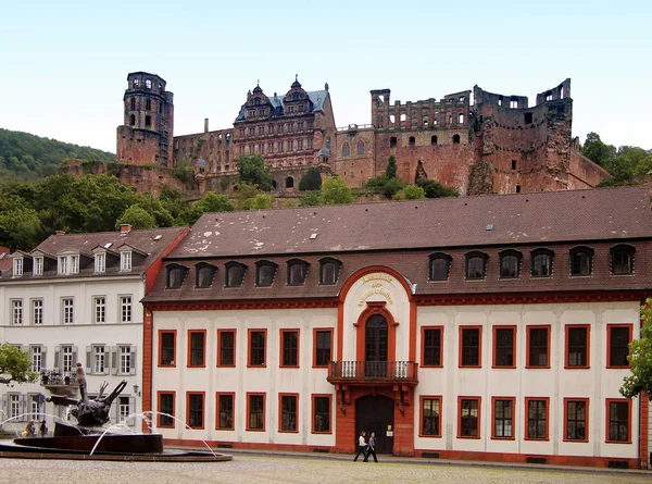 Heidelberg Est Une Ville Sur Rivière Neckar Dans Sud Ouest — Photo