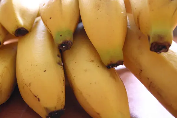Žluté Ovoce Banány Jídlo — Stock fotografie