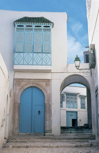 Ulička Sidi Bou Řekl — Stock fotografie