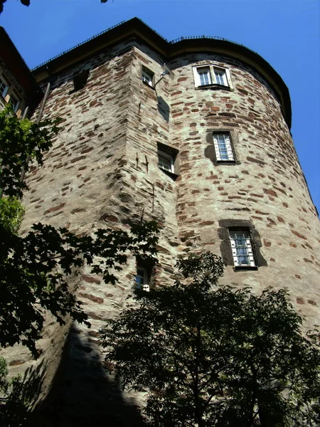 Vista Panorámica Majestuosa Arquitectura Medieval —  Fotos de Stock