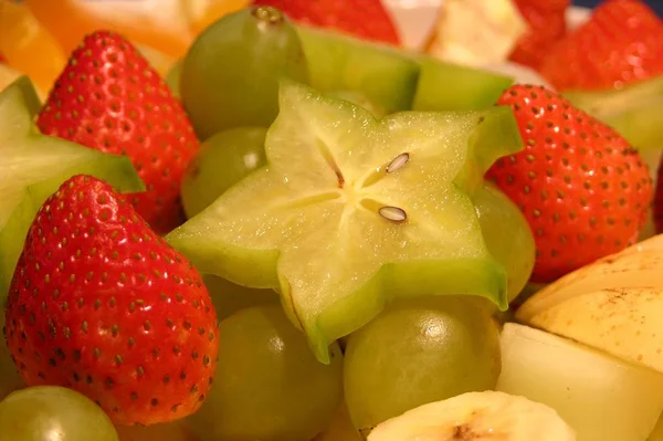 Primo Piano Vista Gustosa Insalata Fresca — Foto Stock