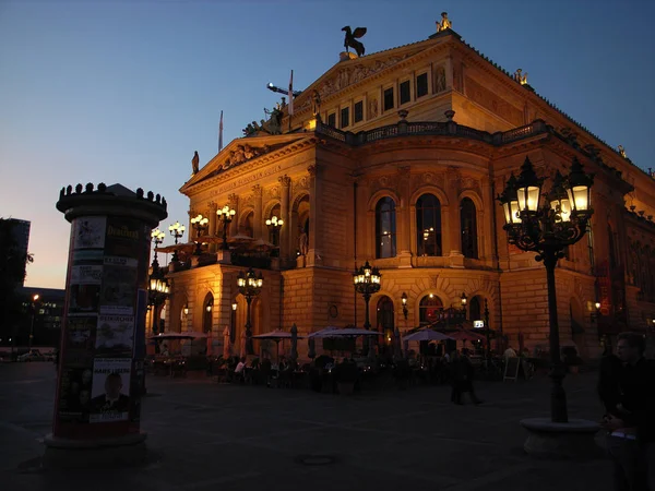 Alte Oper Frankfurtu — Stock fotografie