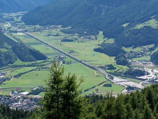 Vista Dal Rosskopf Sull Autostrada Brenner Napertura Esposizione 320 Iso — Foto Stock