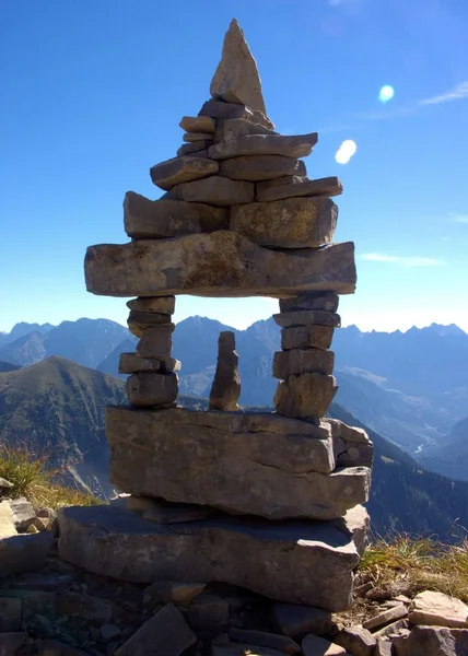 Vista Panorâmica Paisagem Majestosa Dos Alpes — Fotografia de Stock