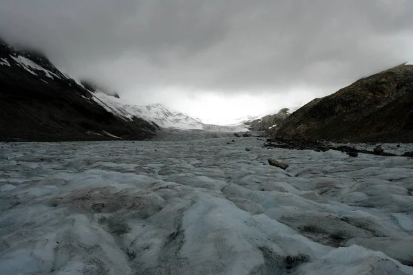 Oberaar Glacier Automatic Recording Sony Dsc — Stock Photo, Image