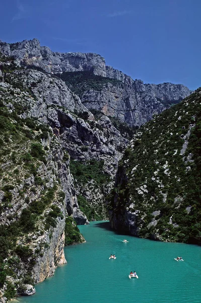 Grand Canyon Verdon Rokle Provence — Stock fotografie