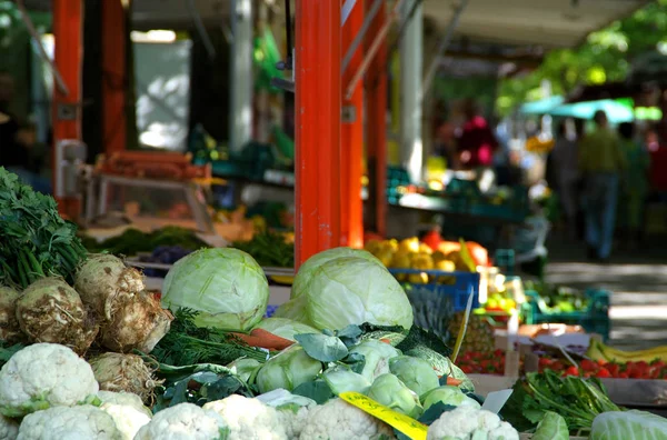 Färska Grönsaker Marknaden — Stockfoto