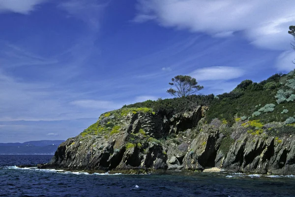 Port Cros Small French Island — Stok fotoğraf