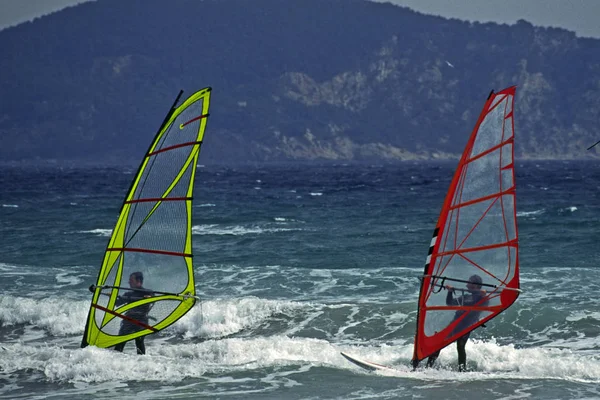 Ciotat Surfers Cote Azur — Stock Photo, Image