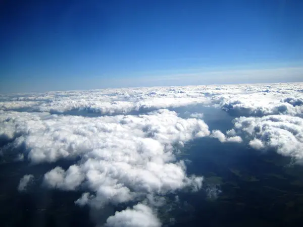 Schöne Bewölkten Himmel Hintergrund — Stockfoto