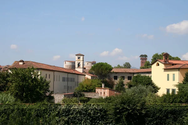 Lucca Toscana Vistas Desde Las Murallas — Foto de Stock