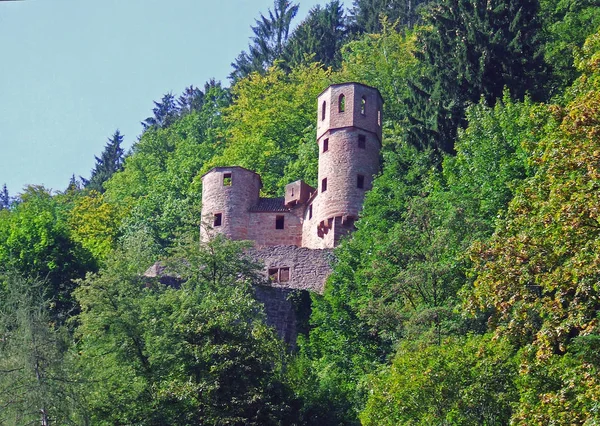 Quatro Castelos Neckarsteinach — Fotografia de Stock