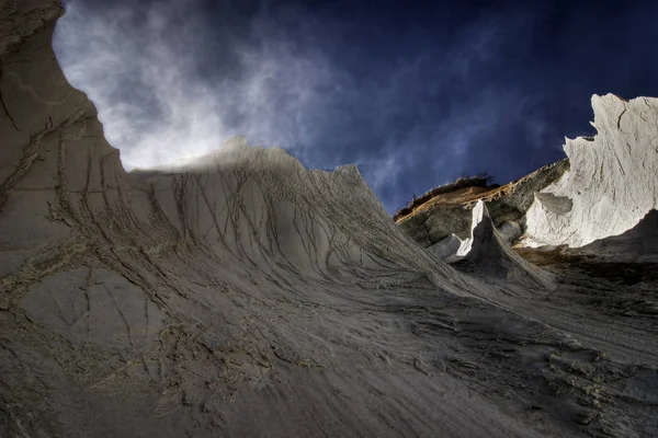 Kum Tepelerinin Manzarası Seçici Odak — Stok fotoğraf
