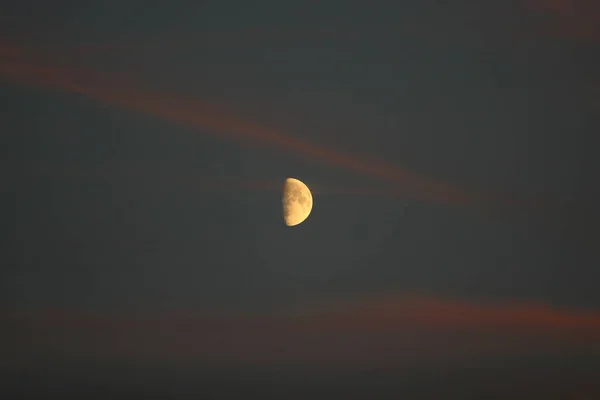 Luna Pianeta Lunare Astronomia — Foto Stock